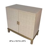 Beige/Gold Nightstand or Console