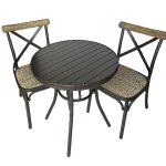 z: 3 pc Bistro Set - Dark