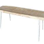 Bleached Wood Bench 43"x14"