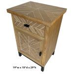 Chevron Nightstand