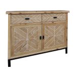 H. Crosshatch Console (36"w x 15"d x 34"h)