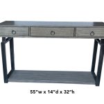 D. Percy Console - Grey