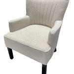 B. April Accent Chair, BEIGE