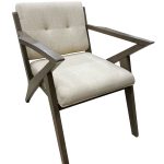 A. Amelia Mid-Century Chair (greige arms)