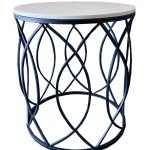 C. Quinn End Table/Nightstand 19 round x 21h
