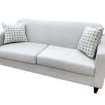 D. Brent Light Grey Sofa 74"