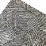 RUG 5x7 - Warm Grey Lines