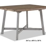 E. Amelia Dining Table 36"x48"