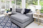 L. Chloe Sectional - Grey - Image 2