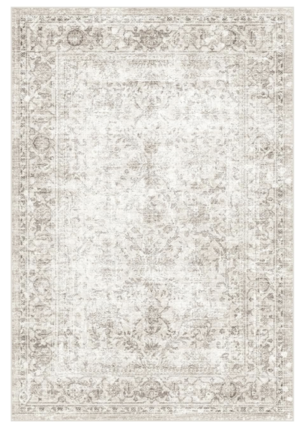 RUG 8X10 - Beige Vintage Neutral Distressed